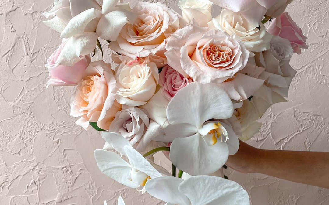 Imported roses + orchid